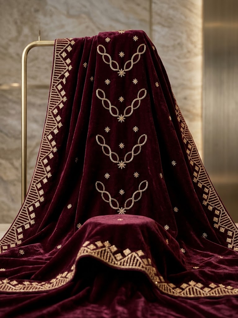 Classic Velvet Shawl
